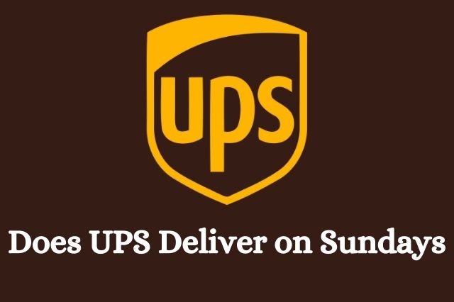 Does UPS Deliver on Sundays
