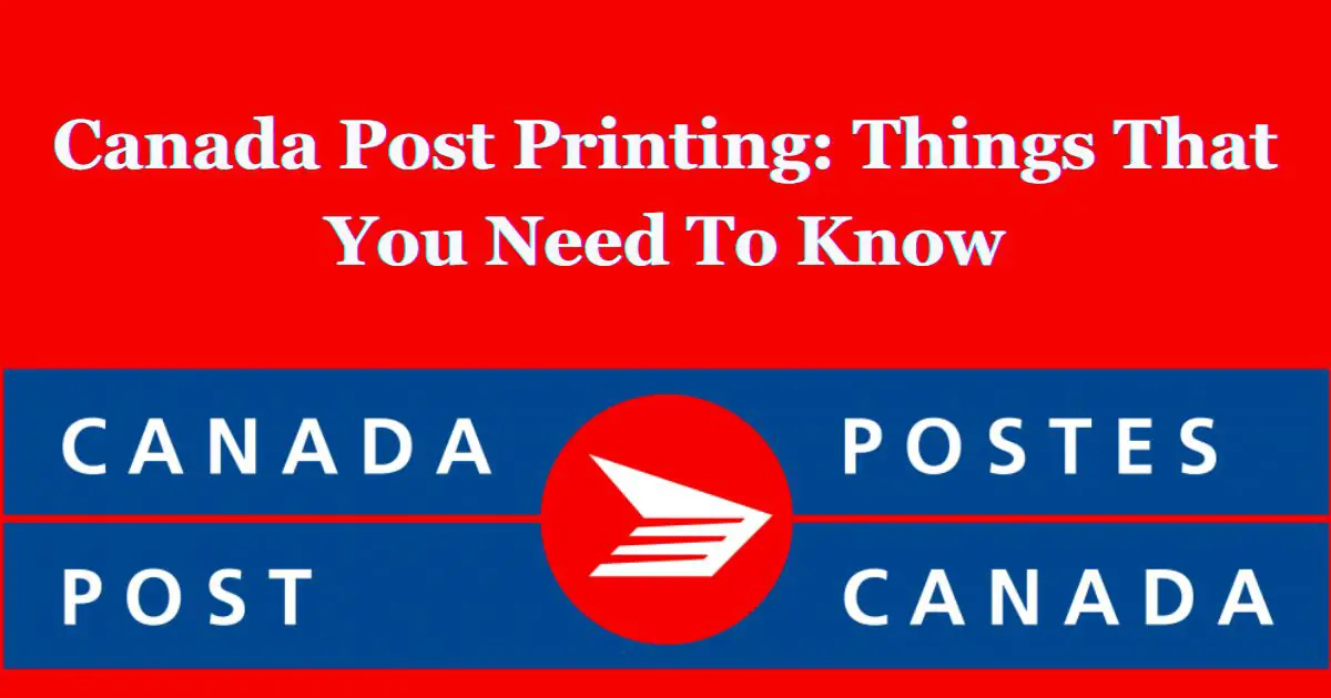 Canada Post Printing